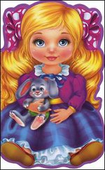 Книга-кукла. Кукла. Для детей до 3 лет