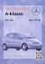 Mercedes Benz А-klasse, выпуск с 1997 года, бензин, дизель Руководство по ремонту и эксплуатации